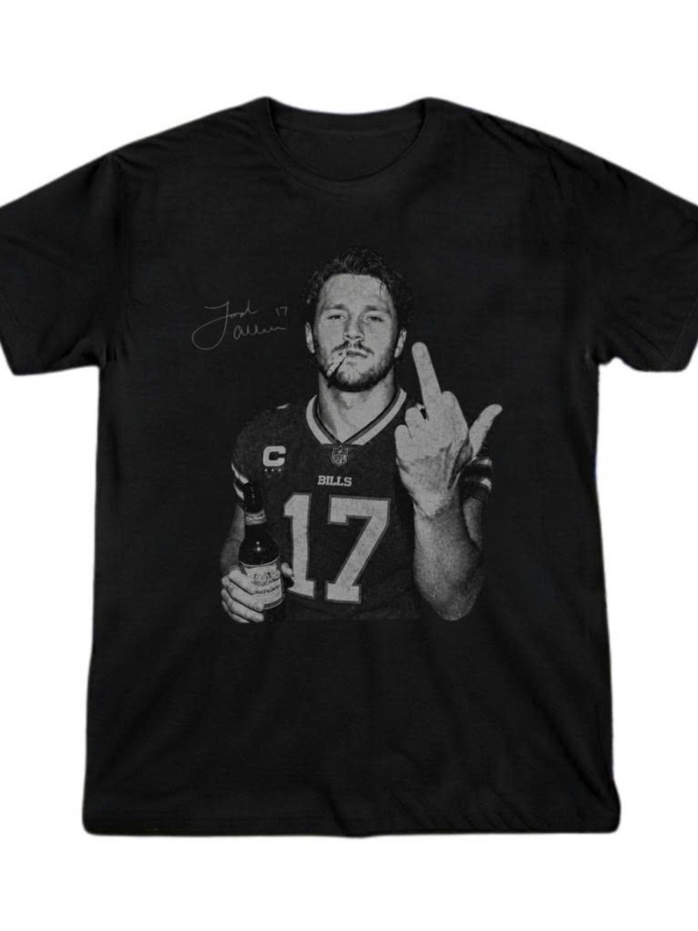 Josh Allen 17 Shirt Buffalo Football Fan Tee